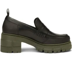Mocassins en Cuir semelle épaisse noirs-Marc O'Polo Online