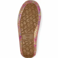 Mocassins fourrés Laine en Velours de Cuir Dakota Spots roses-Ugg New
