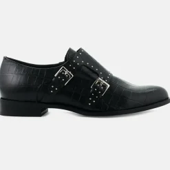 Monks en Cuir Emabi noires-Cosmoparis New