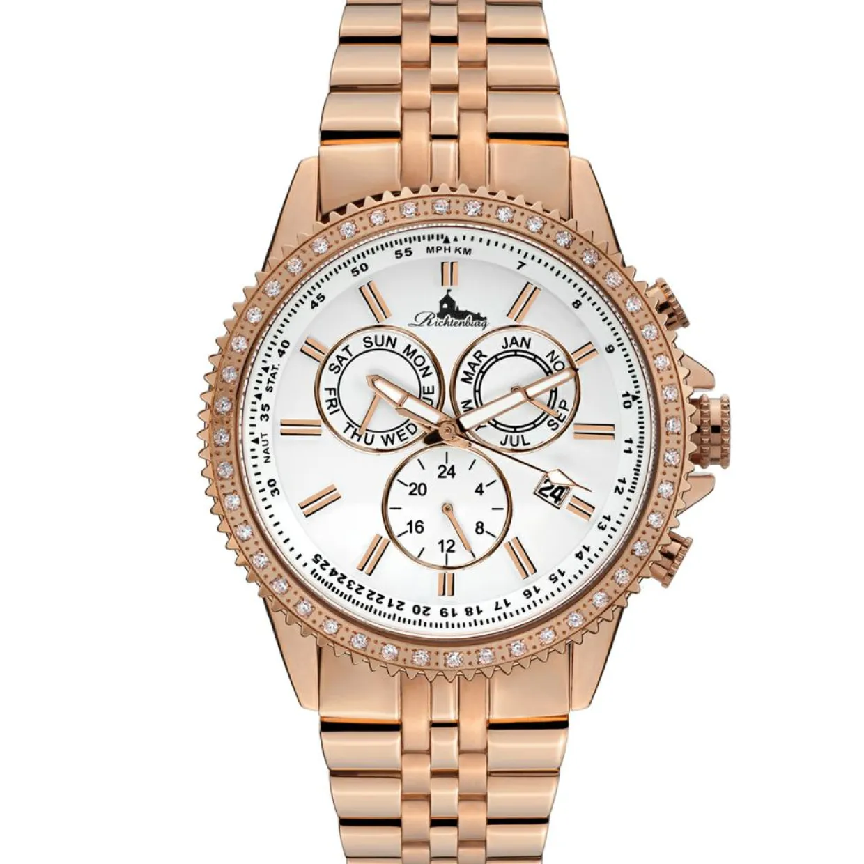 Femme Richtenburg Montres^Montre Automatique Femme en Acier Cassiopeia dorée