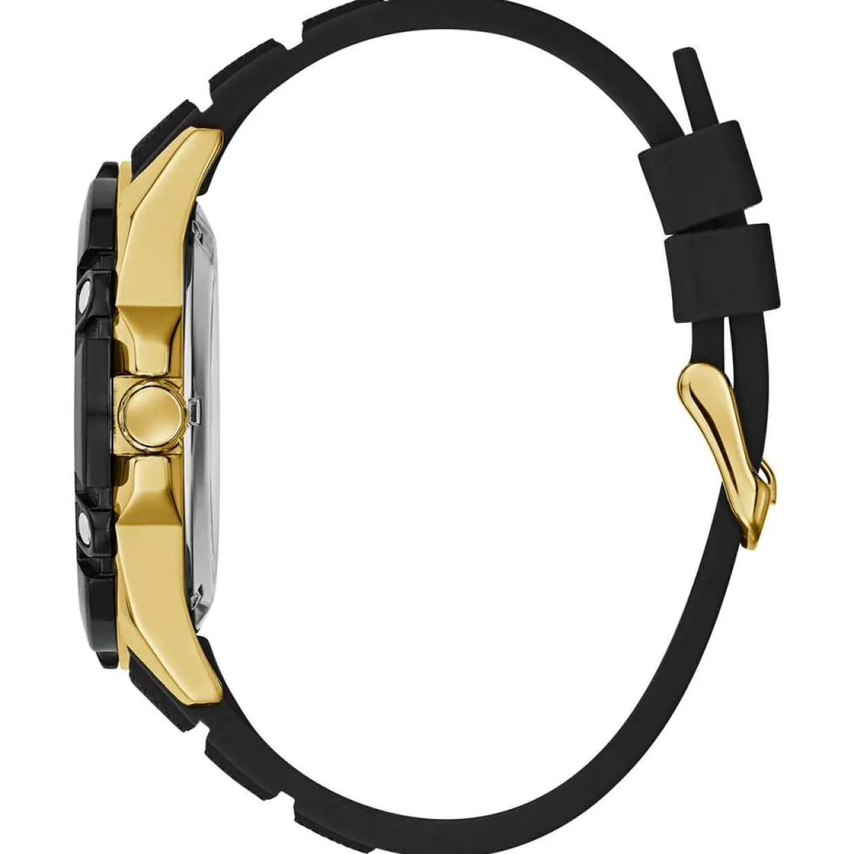 Montre Automatique Homme Bolt en Silicone noire-Guess Hot
