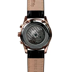 Montre automatique Homme en Cuir Athen noire-Richtenburg Online