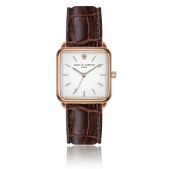 Montre Femme Bay en Cuir marron-Amelia Parker Hot