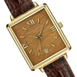 Femme Amelia Parker Montres^Montre Femme Boracay en Cuir marron