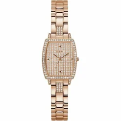 Montre Femme Brilliant en Acier rose-Guess Discount