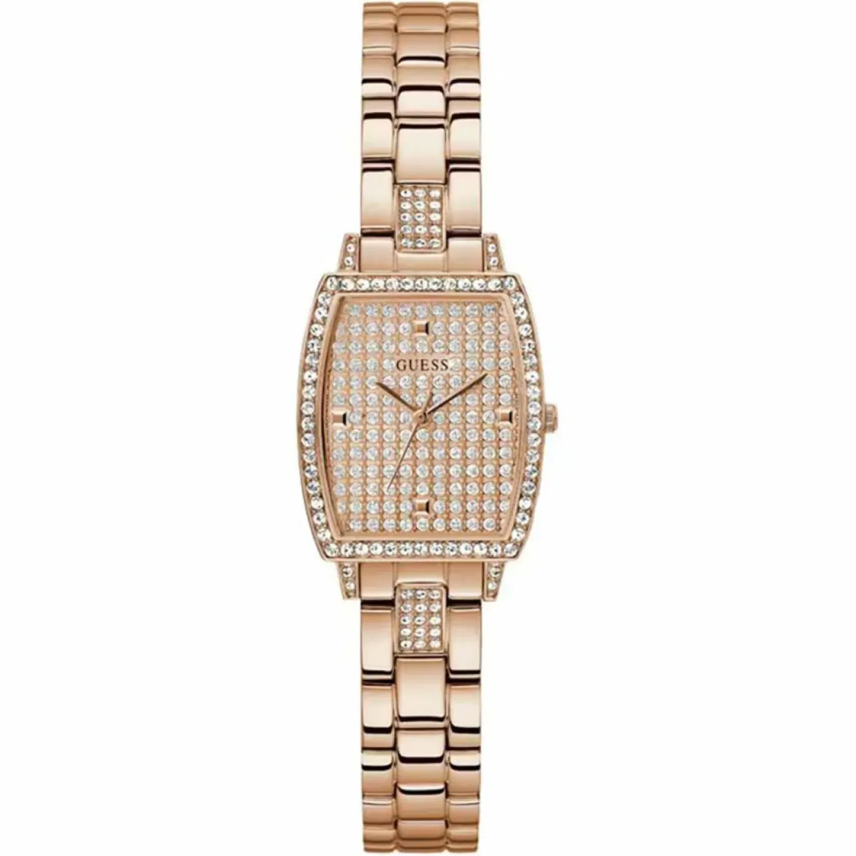 Montre Femme Brilliant en Acier rose-Guess Discount