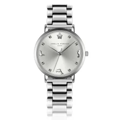 Montre Femme Charm en Acier argentée-Amelia Parker Sale