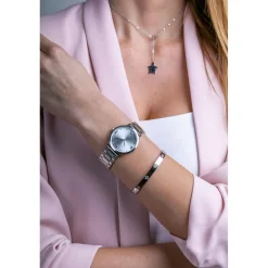 Montre Femme Charm en Acier argentée-Amelia Parker Sale