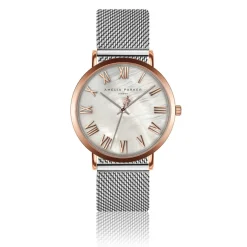 Montre Femme Classique en Acier argentée-Amelia Parker Discount