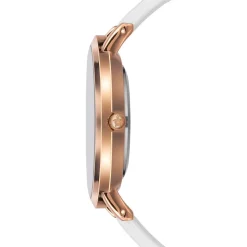 Montre Femme Classique en Cuir blanche-Amelia Parker Discount