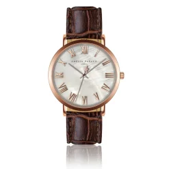 Montre Femme Classique en Cuir marron-Amelia Parker Hot