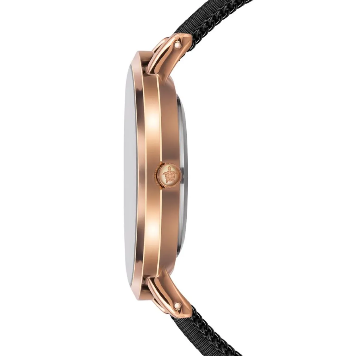 Montre Femme Coral en Acier noire-Amelia Parker