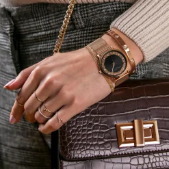 Montre Femme Coral en Acier rose doré-Amelia Parker Discount