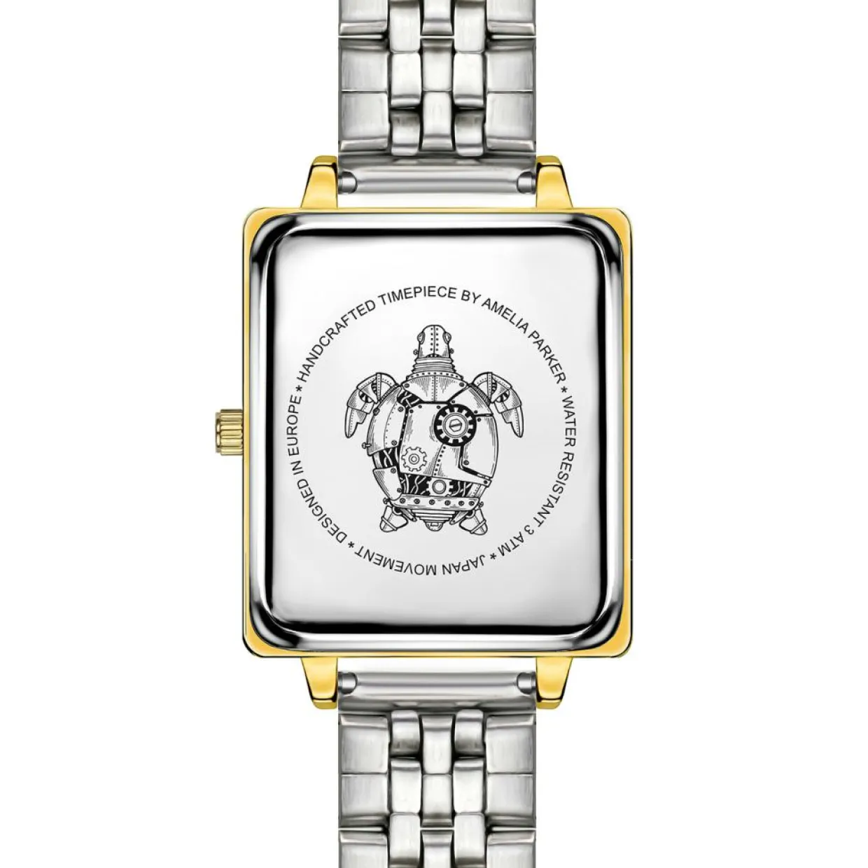 Femme Amelia Parker Montres^Montre Femme Desert en Acier doré/argenté