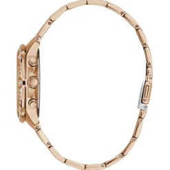 Femme Guess Montres^Montre Femme en Acier & Cristaux Roxy rose doré