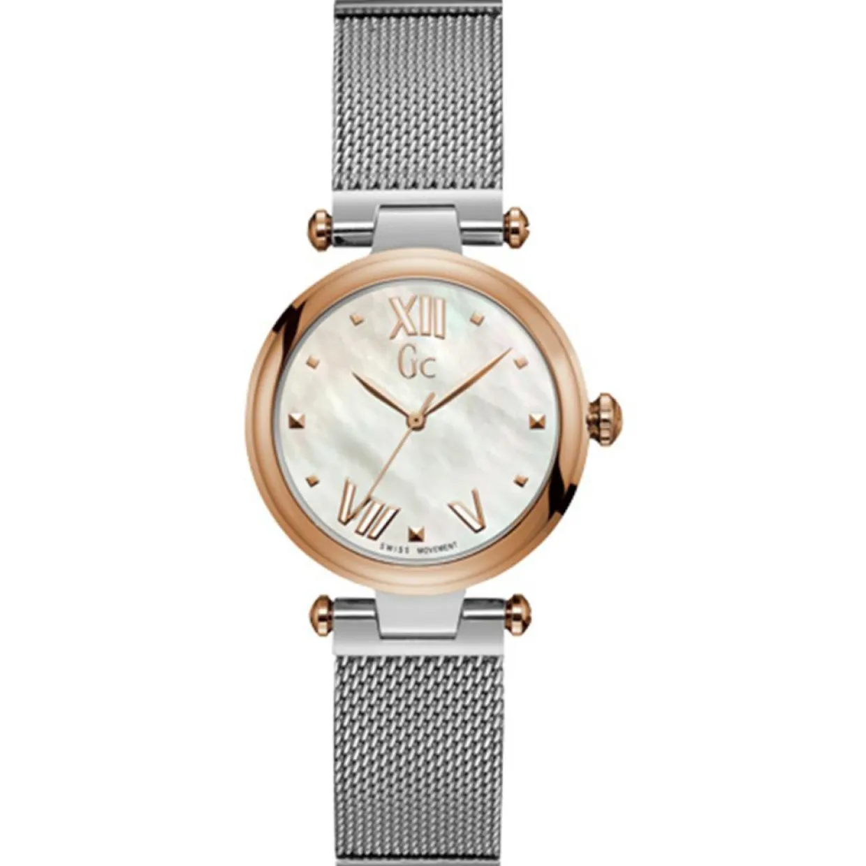 Femme Guess Collection Montres^Montre Femme en Acier argenté/rose doré