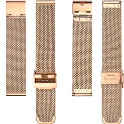 Femme Amelia Parker Montres^Montre Femme en Acier Bay rose doré