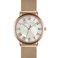 Femme Amelia Parker Montres^Montre Femme en Acier Classique rose doré