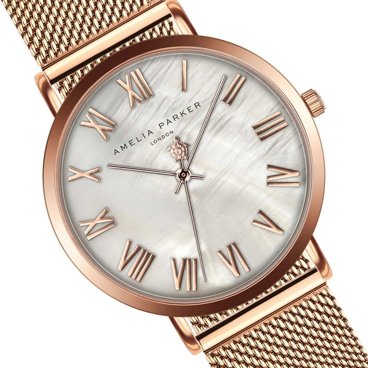 Femme Amelia Parker Montres^Montre Femme en Acier Classique rose doré