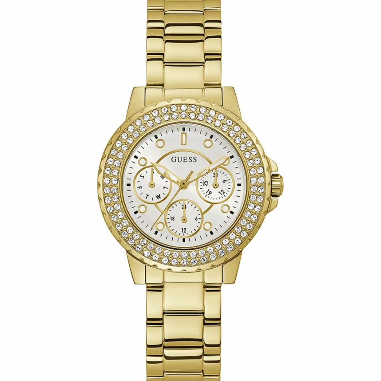 Femme Guess Montres^Montre Femme en Acier dorée