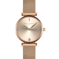 Femme Amelia Parker Montres^Montre Femme en Acier Gold Shore rose doré