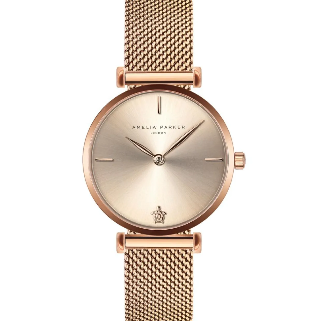 Femme Amelia Parker Montres^Montre Femme en Acier Gold Shore rose doré