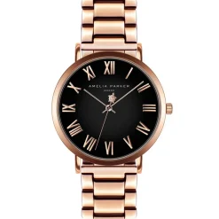 Femme Amelia Parker Montres^Montre Femme en Acier Grand rose doré