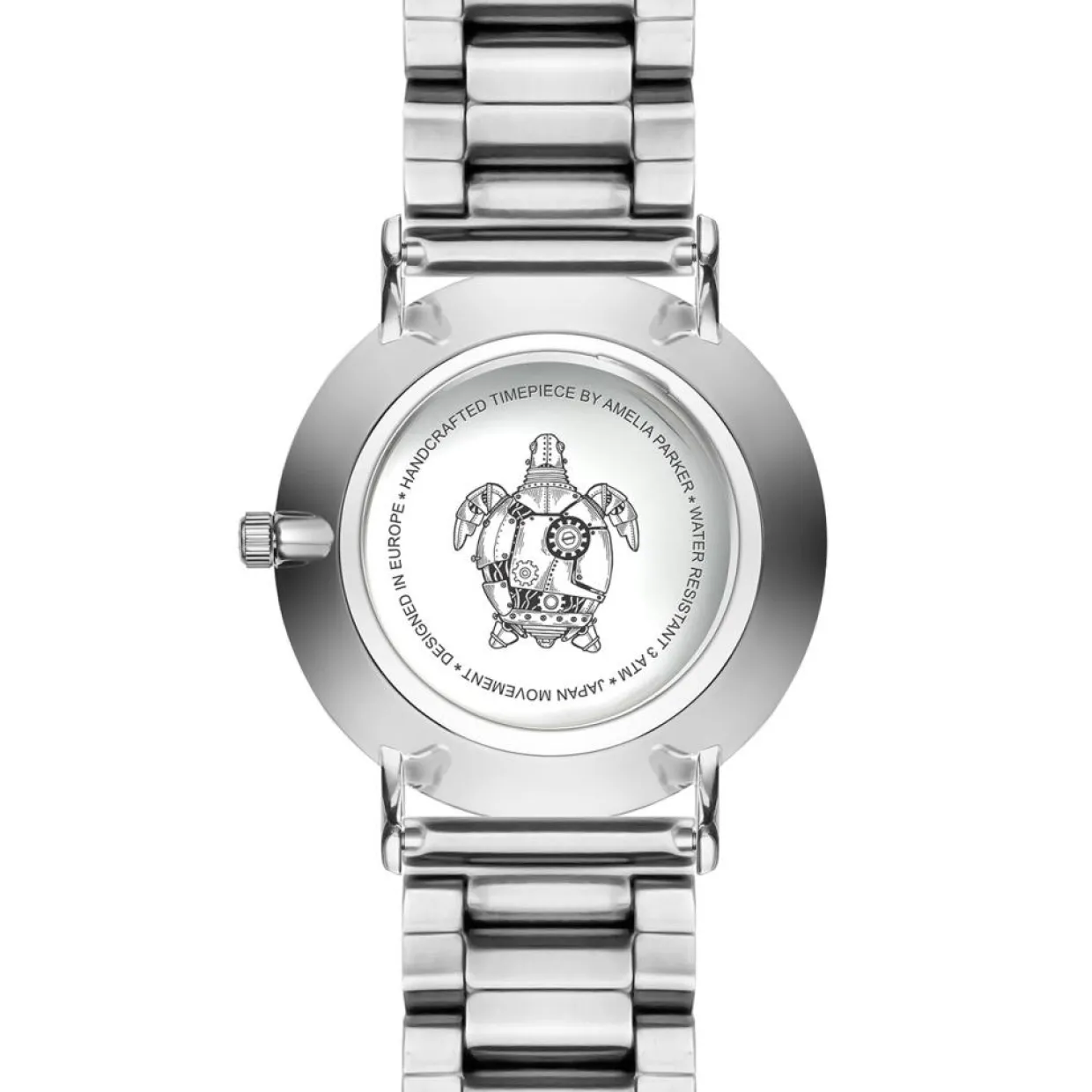 Femme Amelia Parker Montres^Montre Femme en Acier Grand argentée