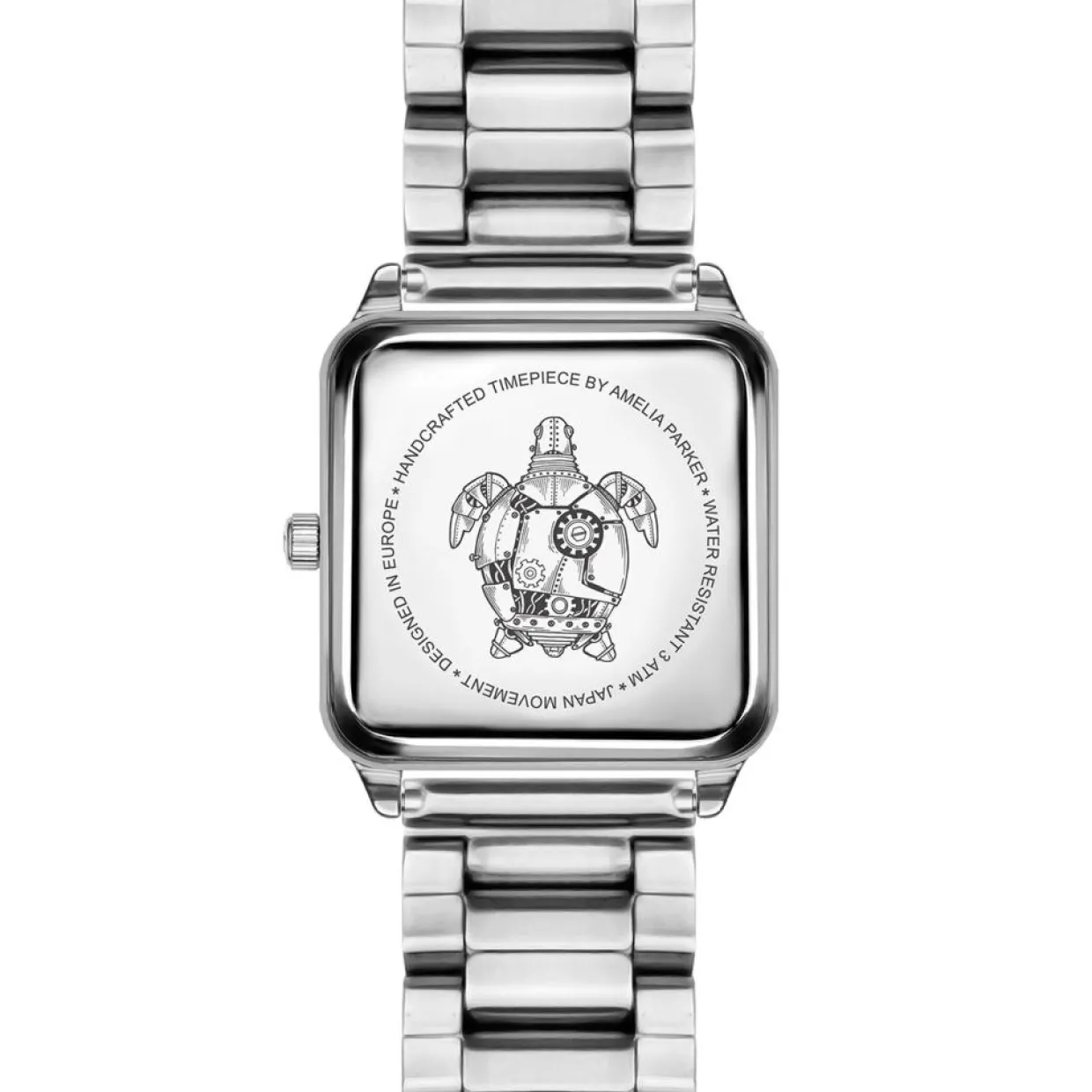 Femme Amelia Parker Montres^Montre Femme en Acier Night Voyage argentée