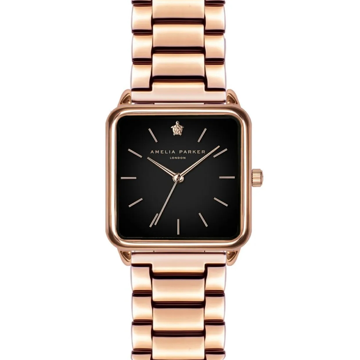 Femme Amelia Parker Montres^Montre Femme en Acier Night Plaza rose doré