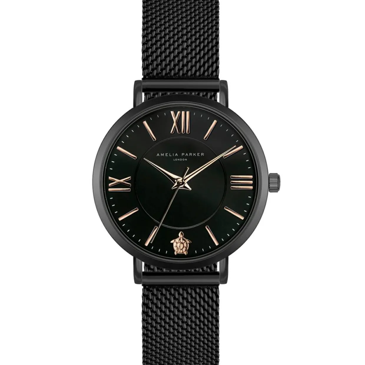 Femme Amelia Parker Montres^Montre Femme en Acier Petite noire