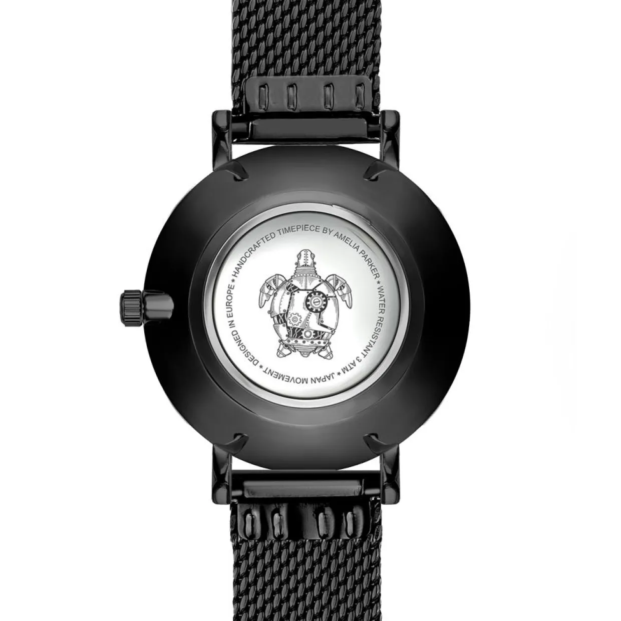 Femme Amelia Parker Montres^Montre Femme en Acier Petite noire