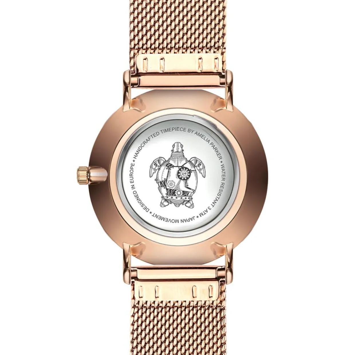 Femme Amelia Parker Montres^Montre Femme en Acier Petite rose doré
