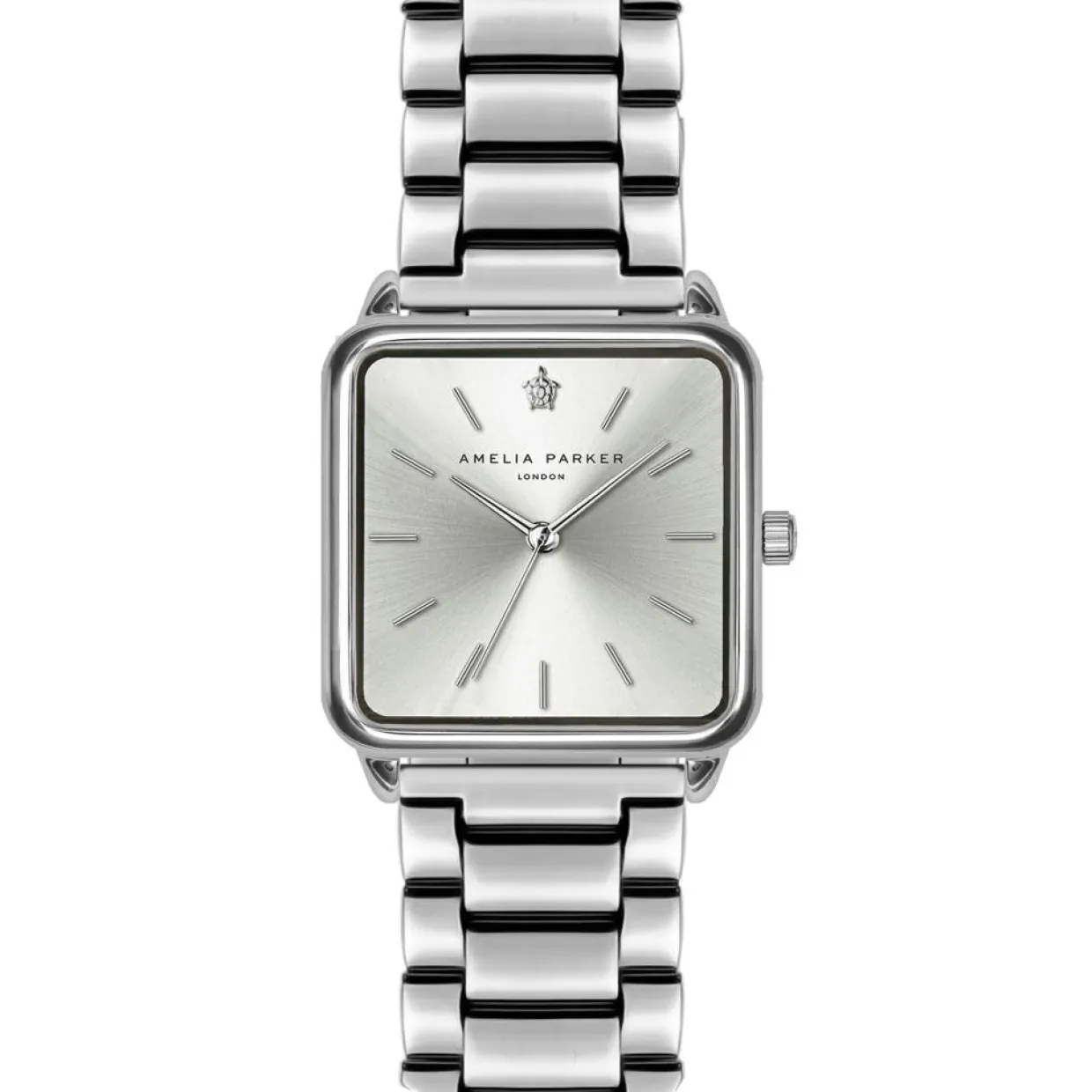 Femme Amelia Parker Montres^Montre Femme en Acier Plaza argentée