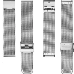 Femme Amelia Parker Montres^Montre Femme en Acier Plaza argentée