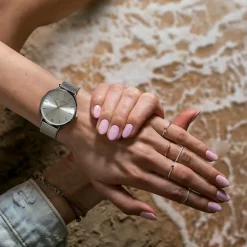 Femme Amelia Parker Montres^Montre Femme en Acier Pure argentée