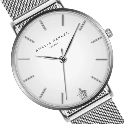 Femme Amelia Parker Montres^Montre Femme en Acier Pure argentée