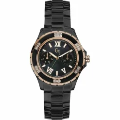Montre Femme en Céramique noire-Guess Collection Discount