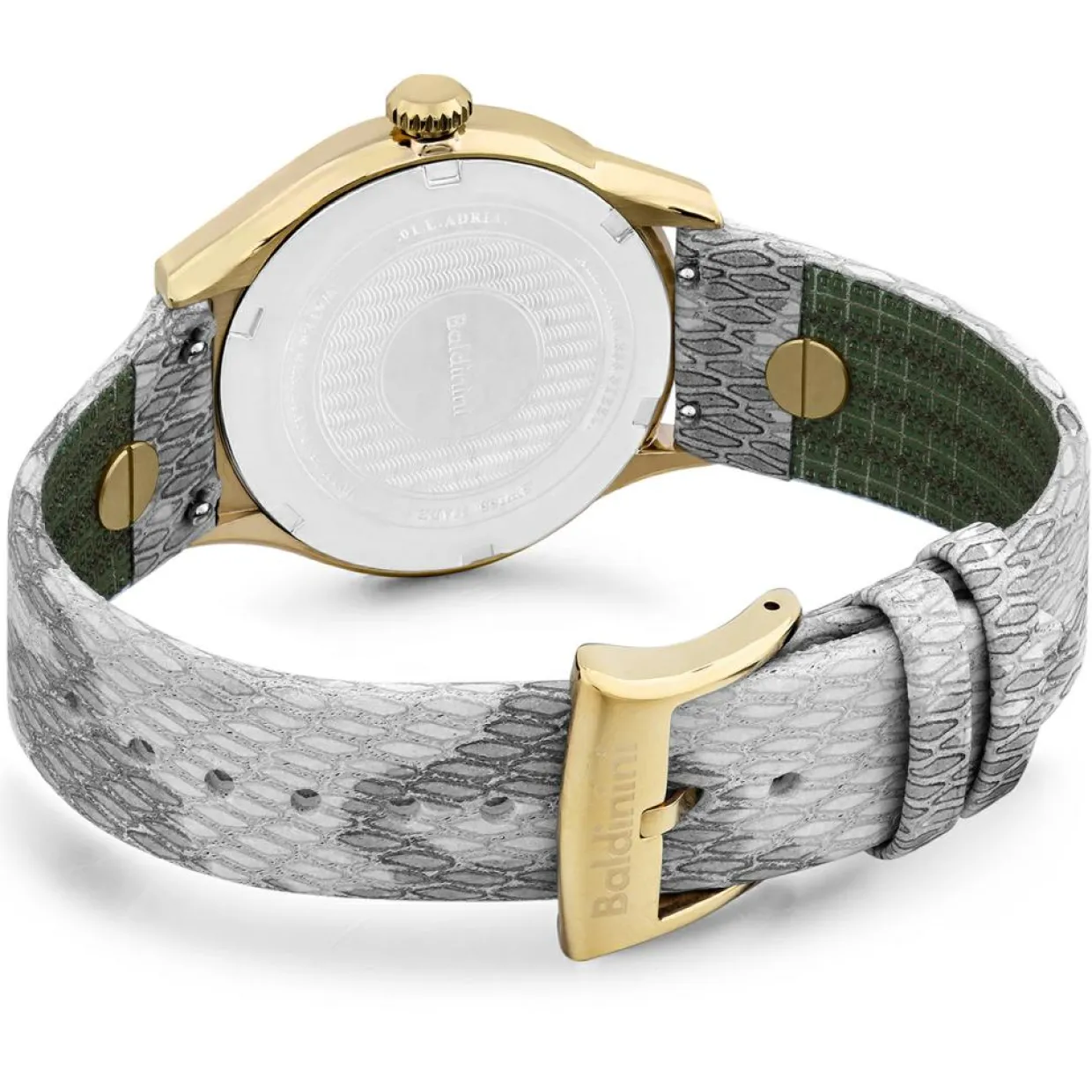 Femme Baldinini Montres^Montre Femme en Cuir & cristaux Swarovski Adria grise