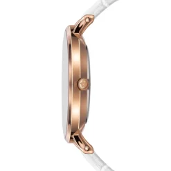 Femme Amelia Parker Montres^Montre Femme en Cuir Rose Turtle blanche
