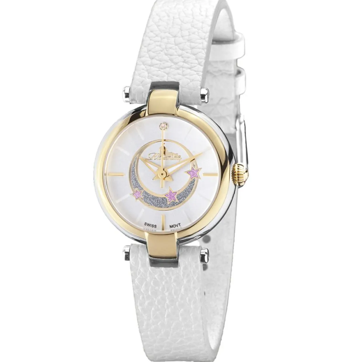 Femme Richtenburg Montres^Montre Femme en Cuir Vivana blanc/argenté