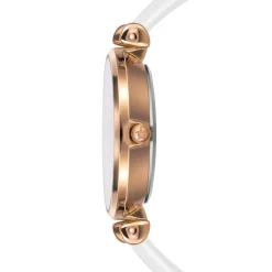 Montre Femme Gold Shore en Cuir blanche-Amelia Parker Discount