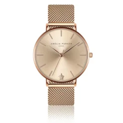 Femme Amelia Parker Montres^Montre Femme Gold Sky en Acier rose doré