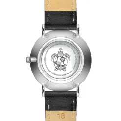Femme Amelia Parker Montres^Montre Femme Grand Blanc en Cuir noire