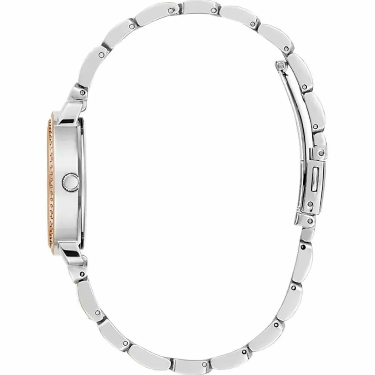 Montre Femme Hayley en Acier rose/argenté-Guess