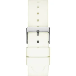 Montre Femme Hollywood en Silicone blanche-Guess Discount