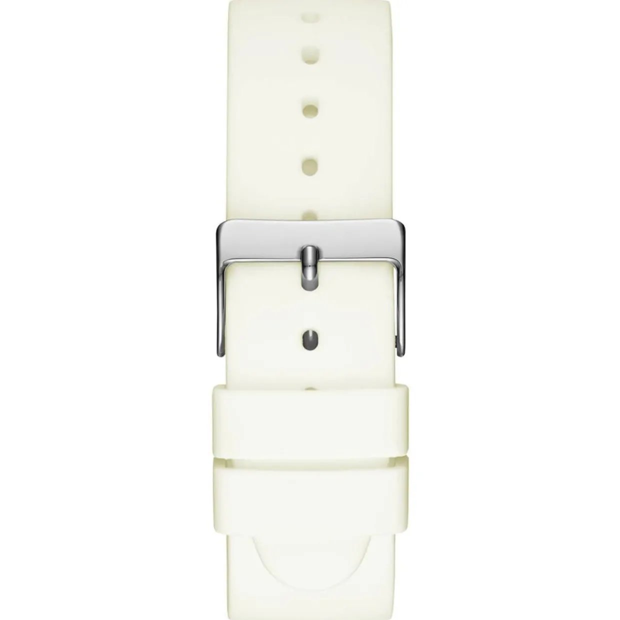 Montre Femme Hollywood en Silicone blanche-Guess Discount