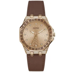 Femme Guess Montres^Montre Femme Insignia en Silicone marron
