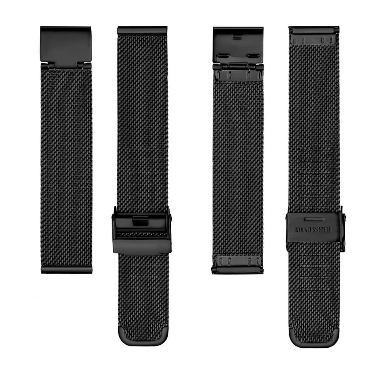 Montre Femme Jet Black en Acier noire-Amelia Parker