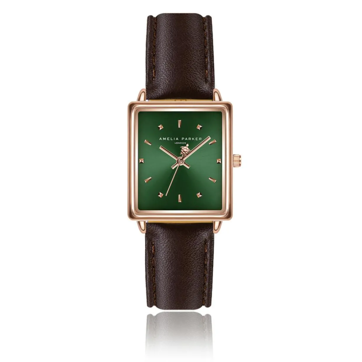 Femme Amelia Parker Montres^Montre Femme Joyful Journey en Cuir marron